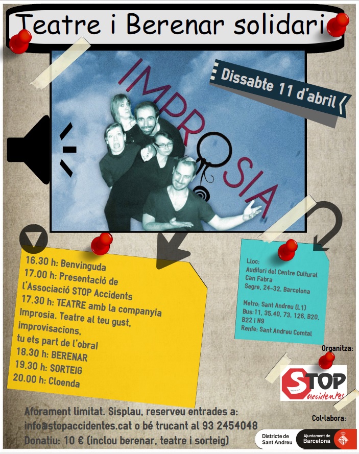 cartell berenar i teatre